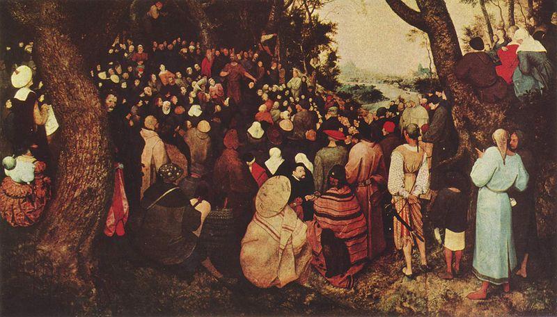 Pieter Bruegel the Elder Bubdigt des Johannes Germany oil painting art